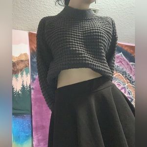 Textured grey sweated small stretchy